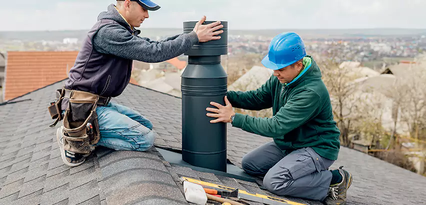 Chimney Flashing Replacement for Storm Damage in Gurnee