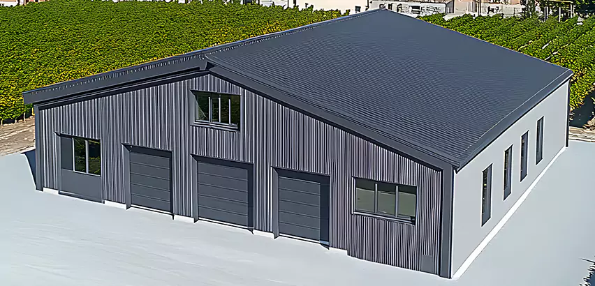 Corrugated Garage Roof Repair in Gurnee