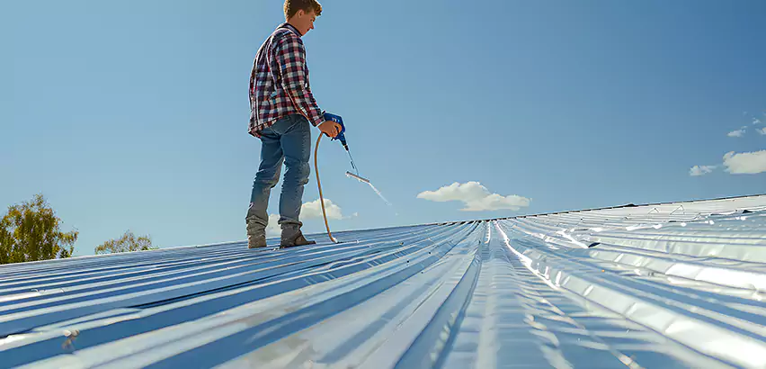 EPDM Roofing Installation Drip Edge in Gurnee