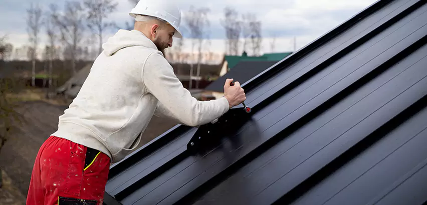 Tin Roof Ridge Cap Installation in Gurnee